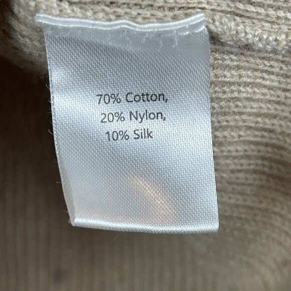 WISPR Brodie Womens Sweater XS Beige V Neck Clean Girl Neutral Top Minimalist - Picture 5 of 8